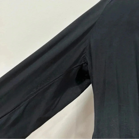 🍁 Zara black collared blouse XS - Picture 3 of 5